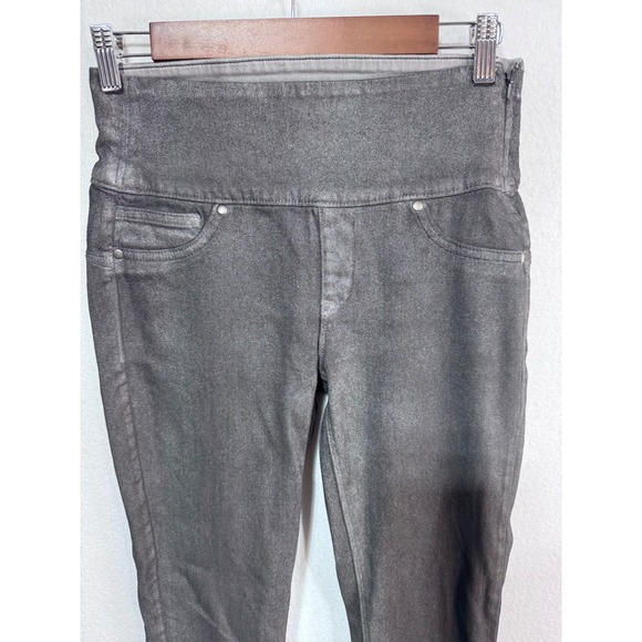 Spanx Leggings Women's High Rise Shimmer Skinny Minimalist Pants Grey S - Picture 3 of 7